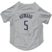 Juwan Howard Washington Wizards  Dog & Cat Pet Jersey - Gray