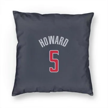Juwan Howard Washington Wizards  Pillow Cover (18 X 18) - Navy
