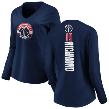 Kadary Richmond Women's Washington Wizards Backer Long Sleeve T-Shirt Navy