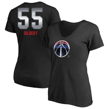 Keshon Gilbert Women's Washington Wizards Midnight Mascot T-Shirt Black