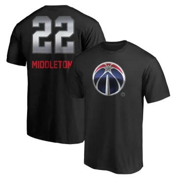 Khris Middleton Men's Washington Wizards Midnight Mascot T-Shirt Black