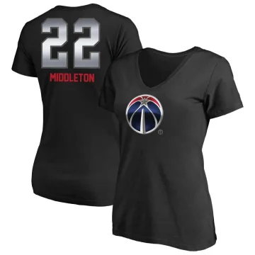 Khris Middleton Women's Washington Wizards Midnight Mascot T-Shirt Black