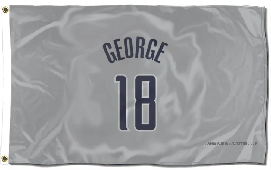 Kyshawn George Washington Wizards  Flag (3 X 5) - Gray