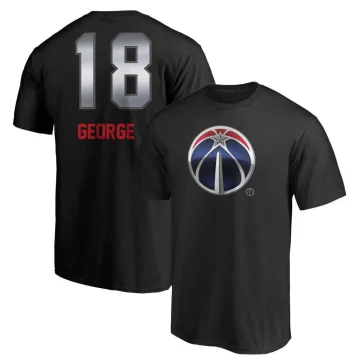 Kyshawn George Men's Washington Wizards Midnight Mascot T-Shirt Black