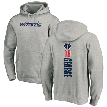 Kyshawn George Youth Washington Wizards Branded Ash Backer Pullover Hoodie