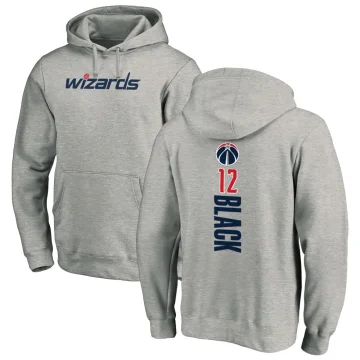 Leaky Black Men's Washington Wizards Branded Ash Backer Pullover Hoodie