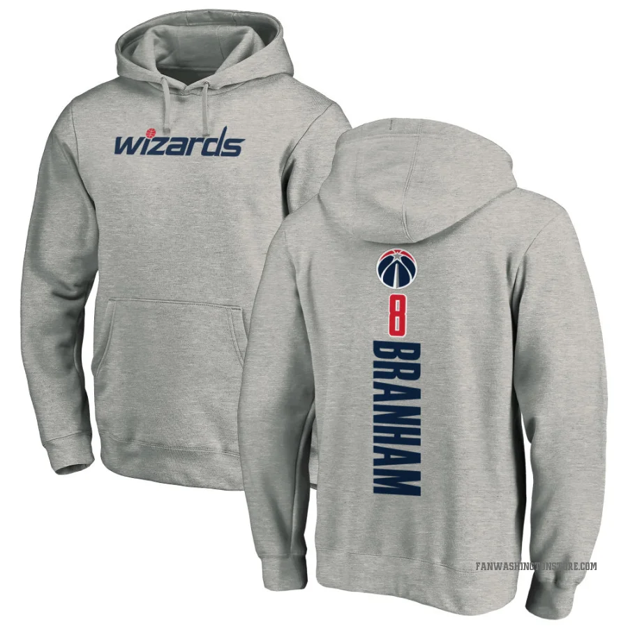 Malaki Branham Youth Washington Wizards Branded Ash Backer Pullover Hoodie