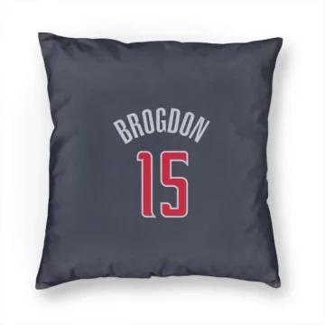 Malcolm Brogdon Washington Wizards  Pillow Cover (18 X 18) - Navy