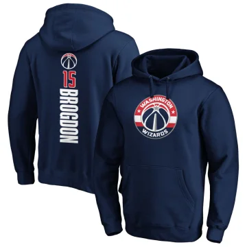 Malcolm Brogdon Men's Washington Wizards Branded Backer Pullover Hoodie Navy