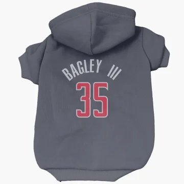 Marvin Bagley III Washington Wizards  Dog & Cat Pet Hoodie - Navy