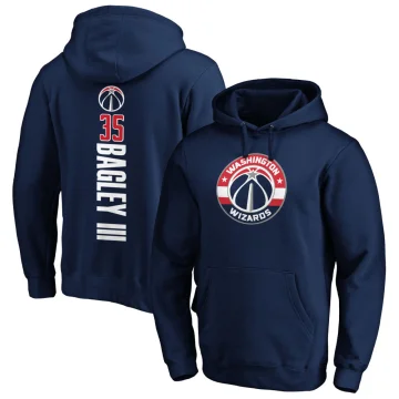Marvin Bagley III Men's Washington Wizards Branded Backer Pullover Hoodie Navy