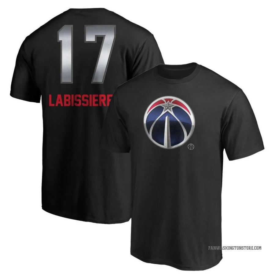 Skal Labissiere Men's Washington Wizards Midnight Mascot T-Shirt Black