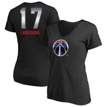 Skal Labissiere Women's Washington Wizards Midnight Mascot T-Shirt Black