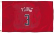 Trae Young Washington Wizards  Flag (3 X 5) - Red