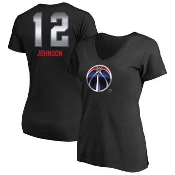 Tre Johnson Women's Washington Wizards Midnight Mascot T-Shirt Black