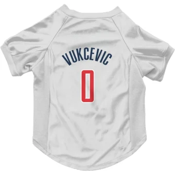 Tristan Vukcevic Washington Wizards  Dog & Cat Pet Jersey - White