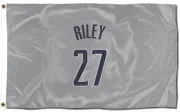 Will Riley Washington Wizards  Flag (3 X 5) - Gray