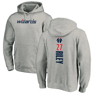 Will Riley Men's Washington Wizards Branded Ash Backer Pullover Hoodie