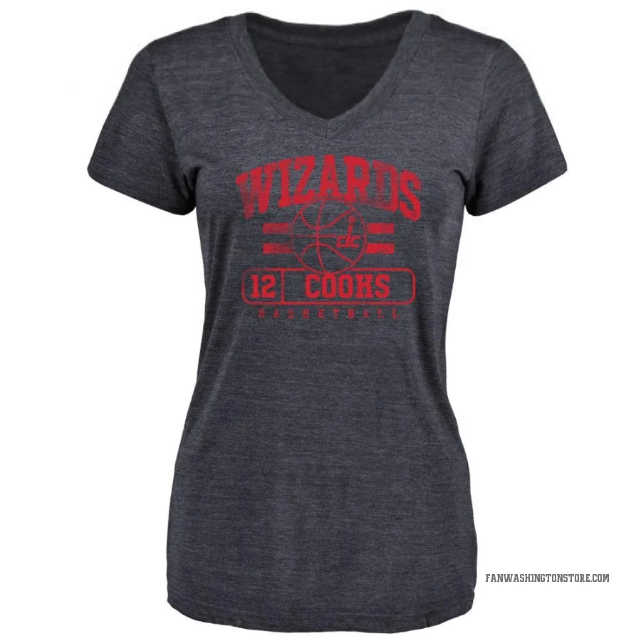Xavier Cooks Women's Washington Wizards Baseline T-Shirt Navy